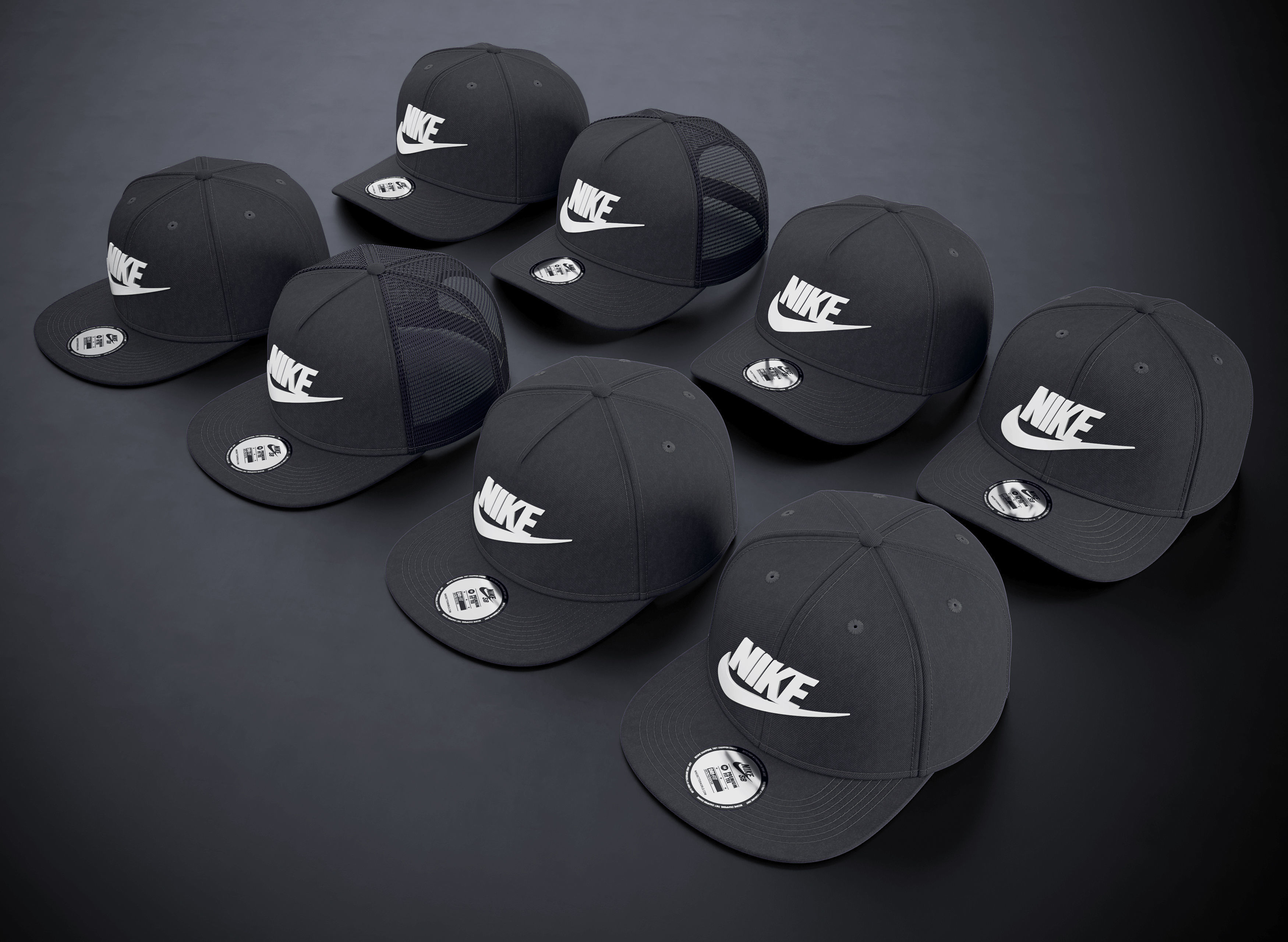 Baseball Cap Collection  3D model_8