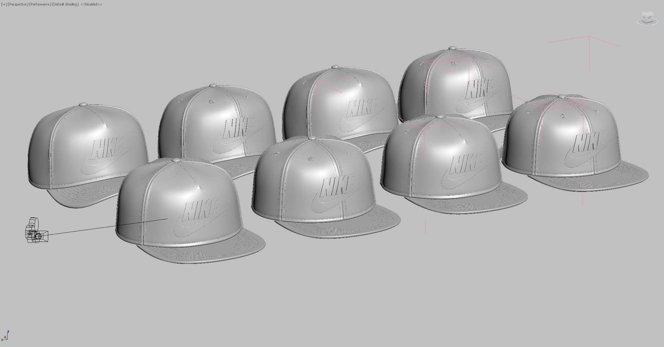 Baseball Cap Collection  3D model_27