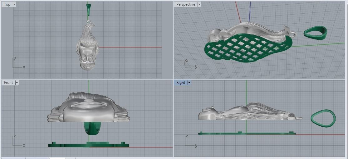 Pendant Jimmy Neutron Model 1979 3D print model_5