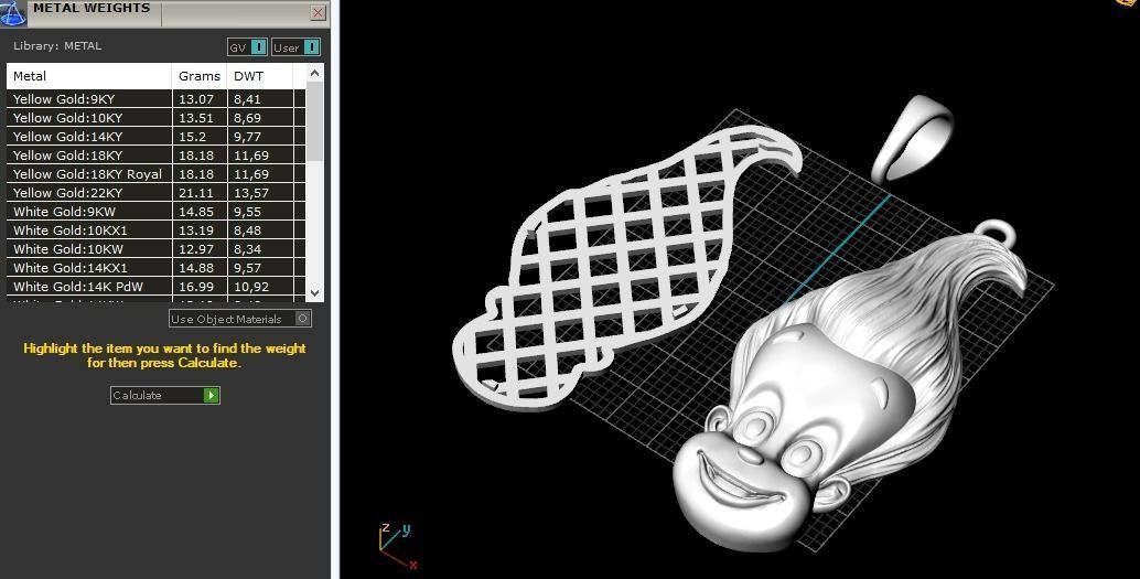 Pendant Jimmy Neutron Model 1979 3D print model_8