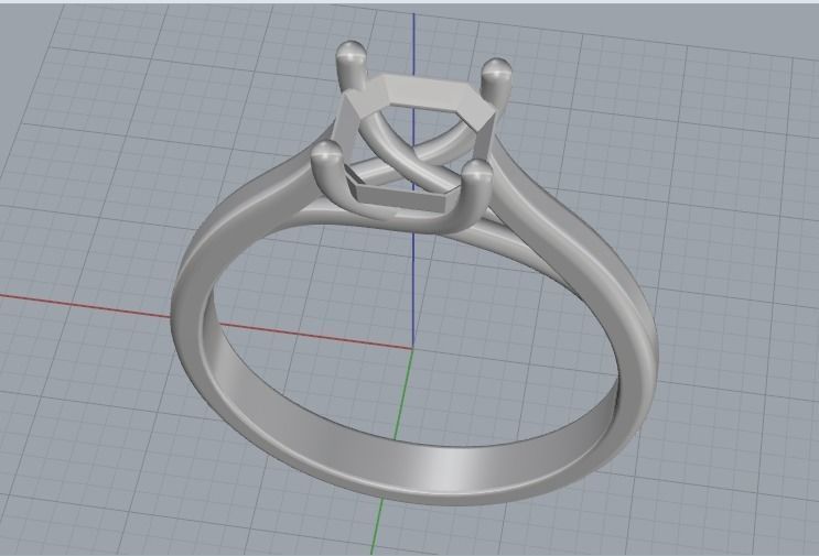 Soliter ring Model 1977 3D print model_2