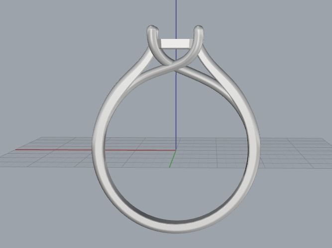 Soliter ring Model 1977 3D print model_3