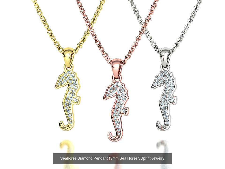 Seahorse Ring and Necklace Collection with discount _6