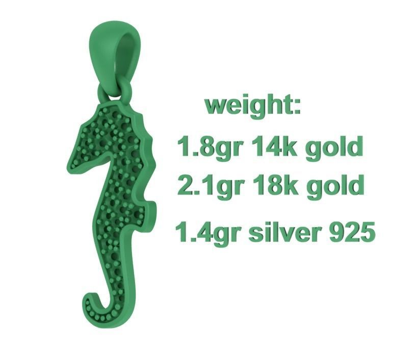 Seahorse Ring and Necklace Collection with discount _42