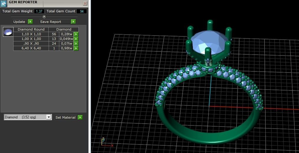 Soliter ring Model 2007 3D print model_8
