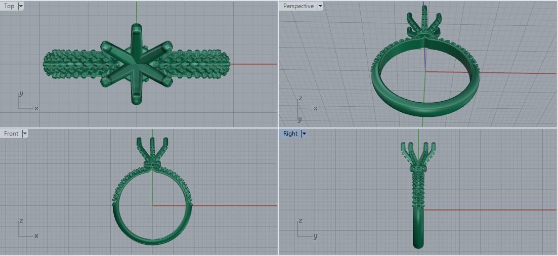 Soliter ring Model 2007 3D print model_4