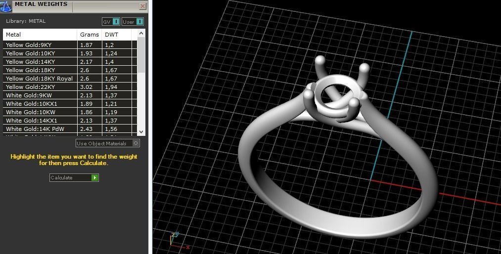 Solitare ring Model 2002 3D print model_7