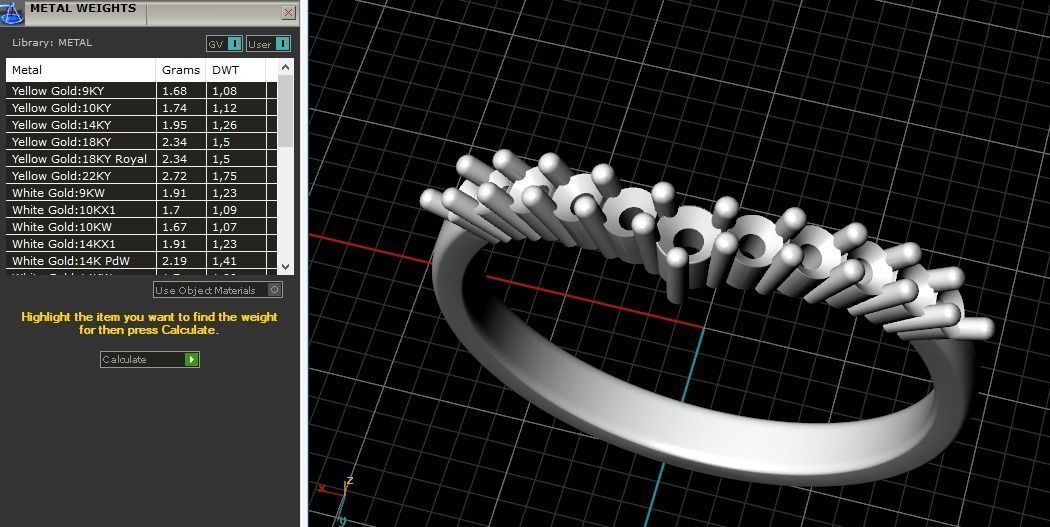 Arrow ring Model 2000 3D print model_8