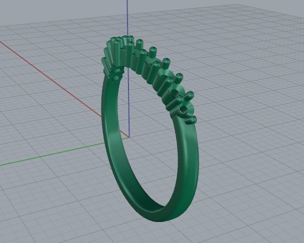Arrow ring Model 2000 3D print model_3