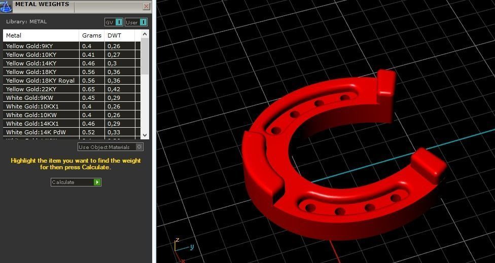 Horseshoe Model 1998 3D print model_8
