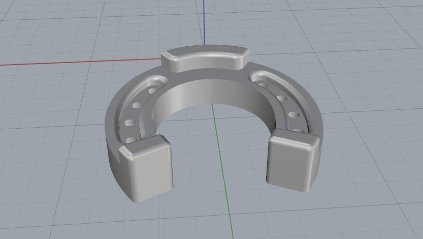 Horseshoe Model 1998 3D print model_3