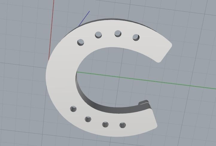 Horseshoe Model 1998 3D print model_5
