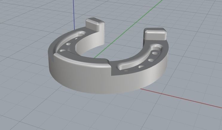 Horseshoe Model 1998 3D print model_4