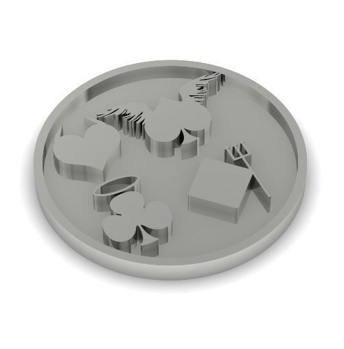 Card signs Model 2033 3D print model_1