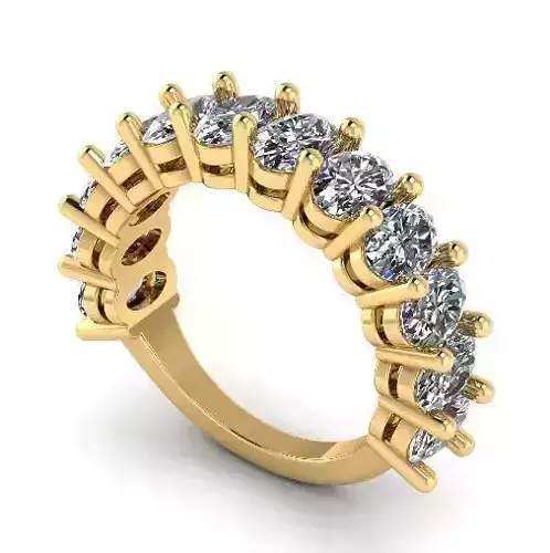 Ring with Oval stones Model 2039