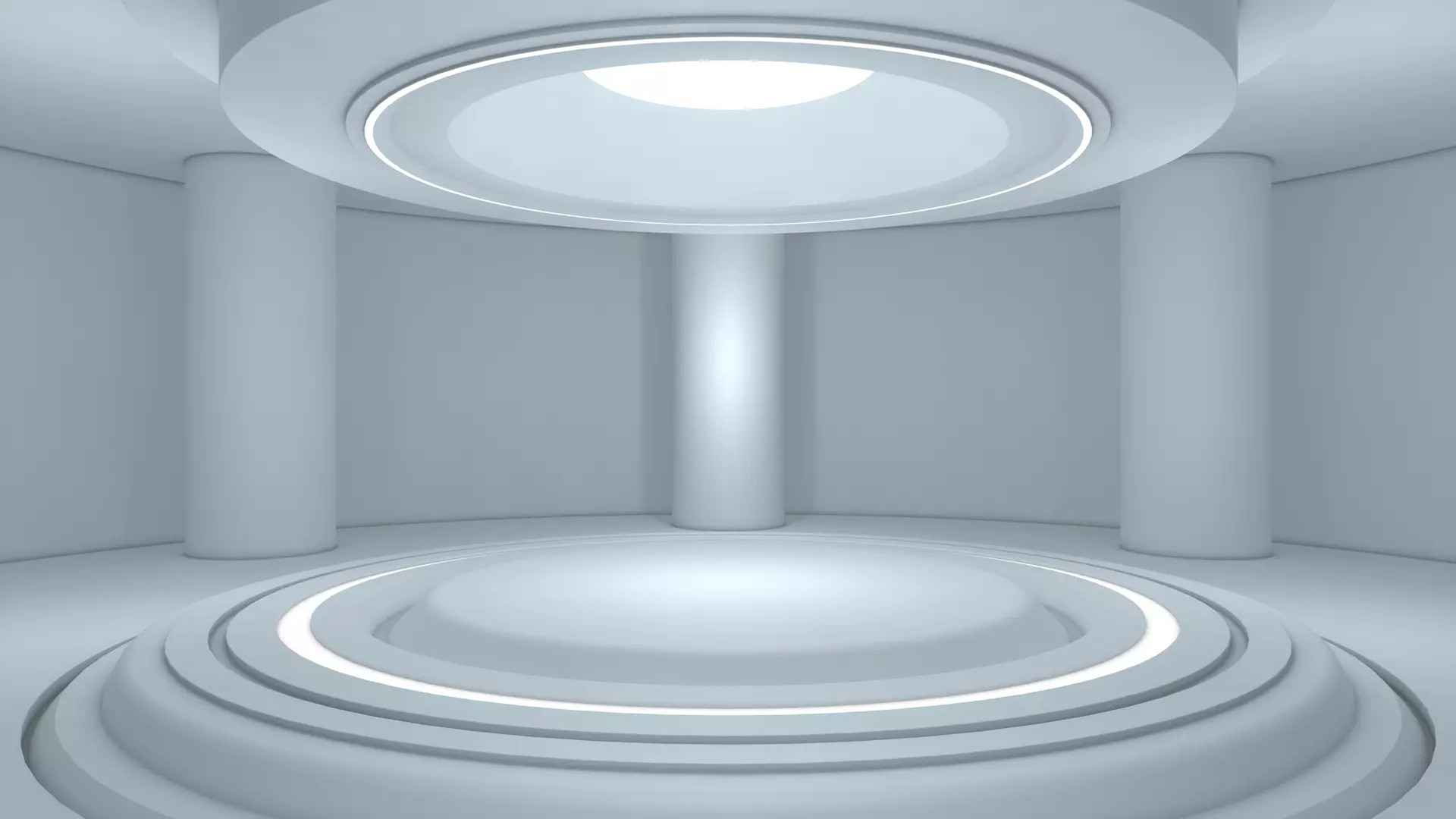 Sci Fi Room Low-poly 3D model