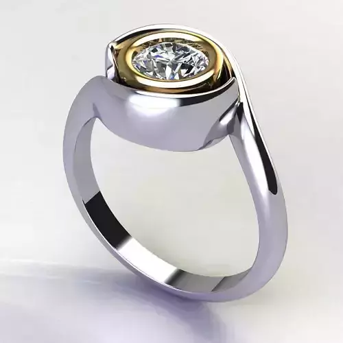 Diamond Engagement Ring 3DModel