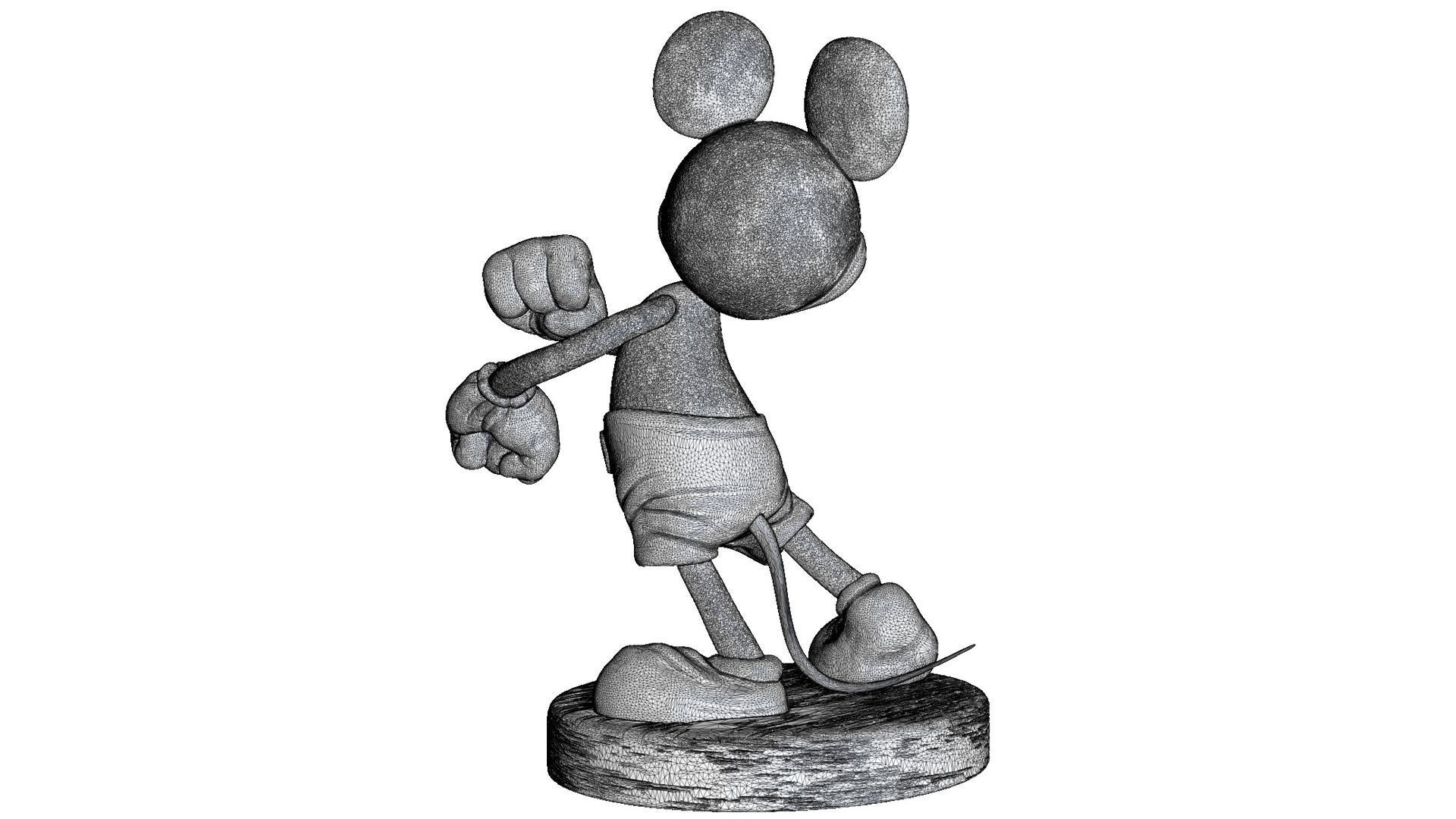 MICKEY MOUSE happy for 3D print STL 3D print model_14