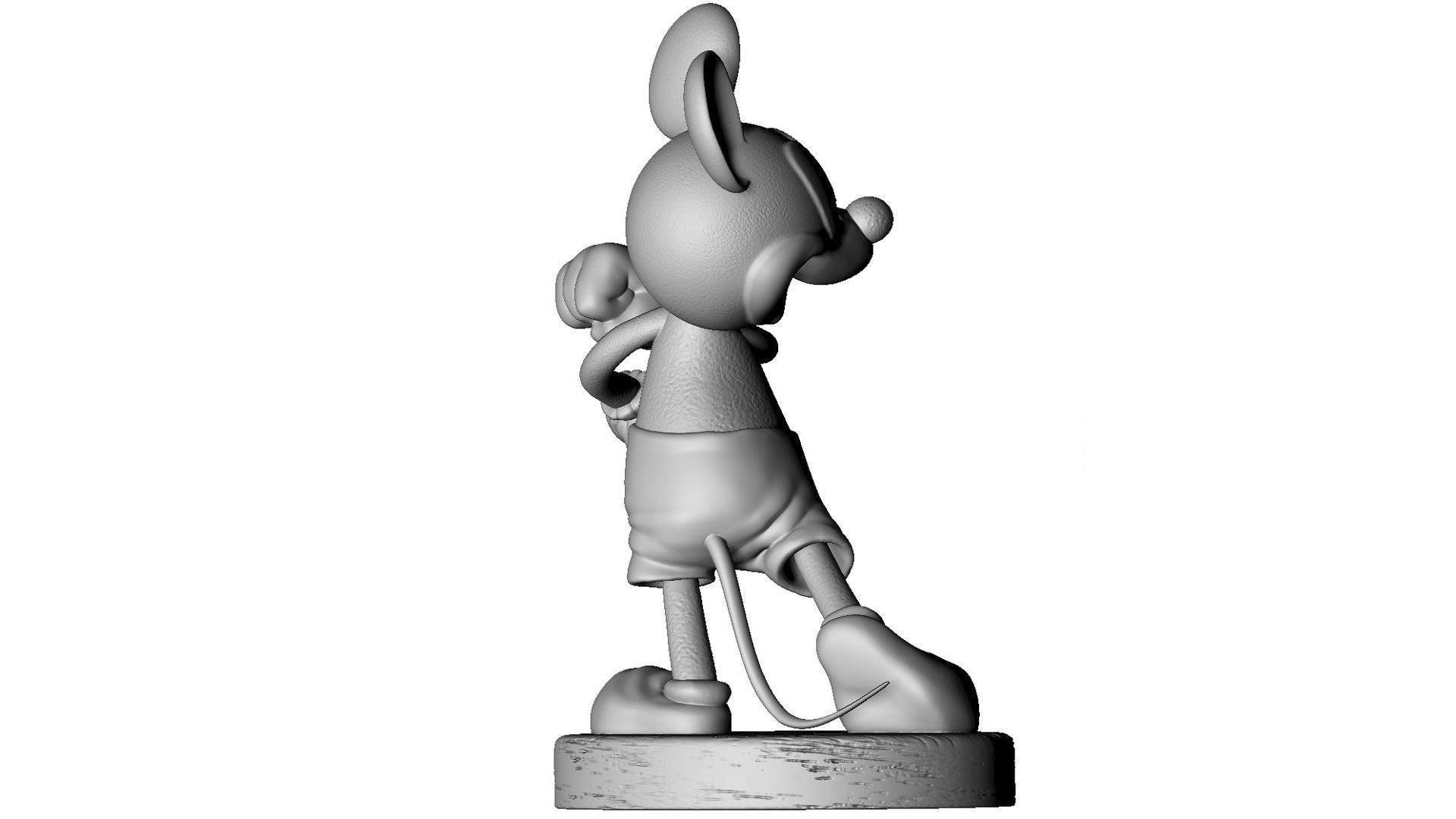 MICKEY MOUSE happy for 3D print STL 3D print model_8