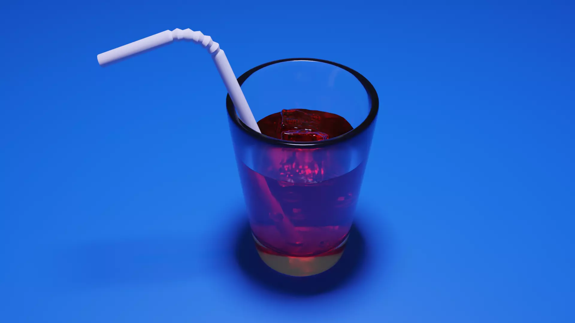  Cocktail with ice  3D model_0