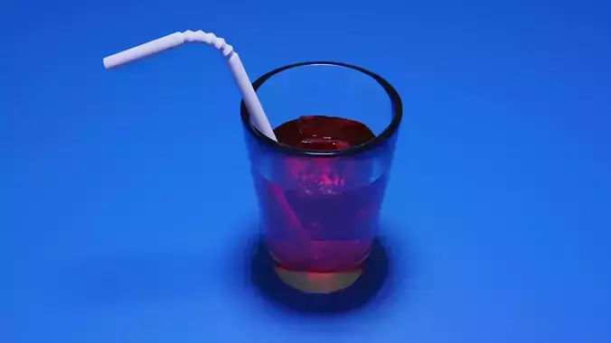  Cocktail with ice 