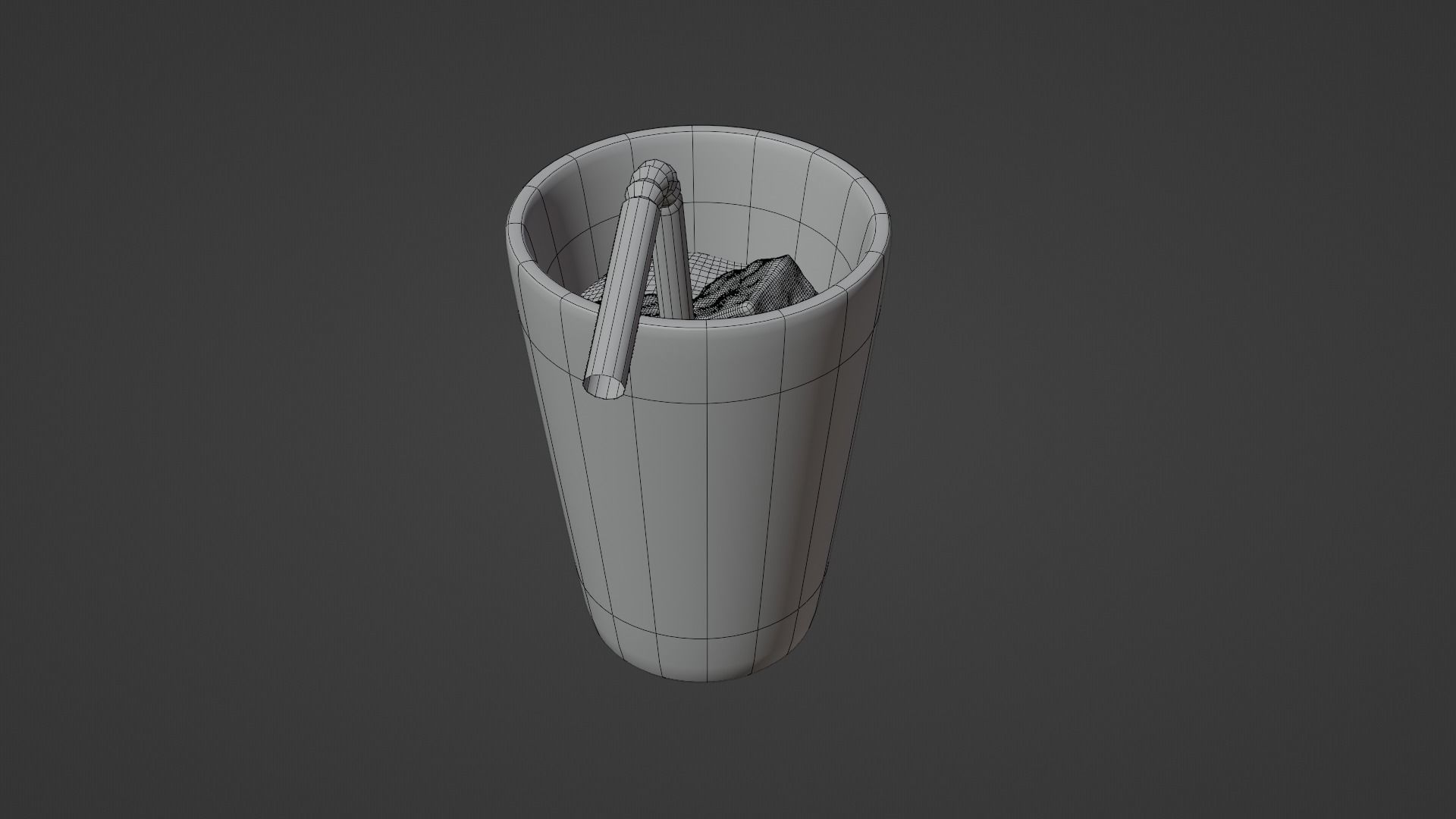  Cocktail with ice  3D model_5