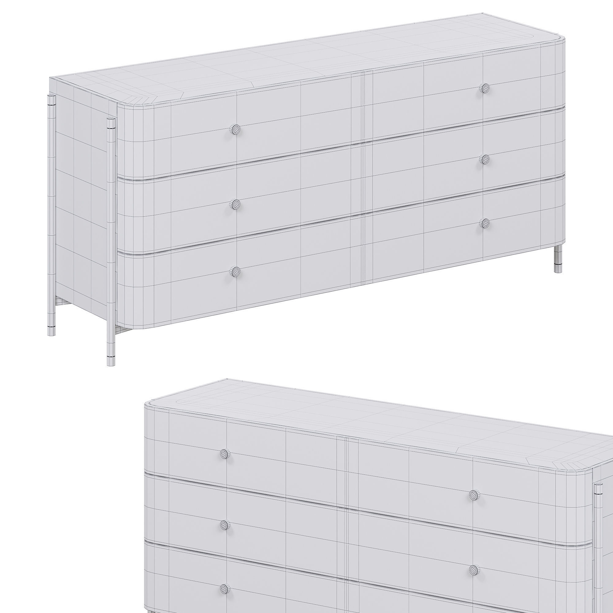 Rosie chest of drawers by laskasas 3D model_3