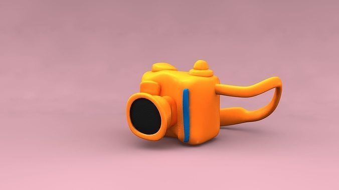 Plasticine photo camera  3D model