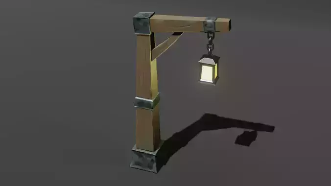 Stylized Lamp Post