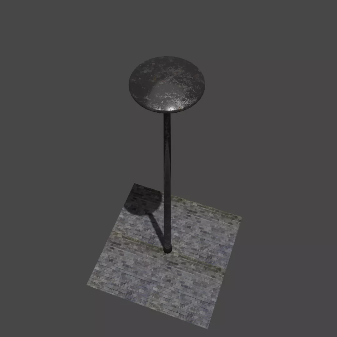 Modern street light Free 3D model