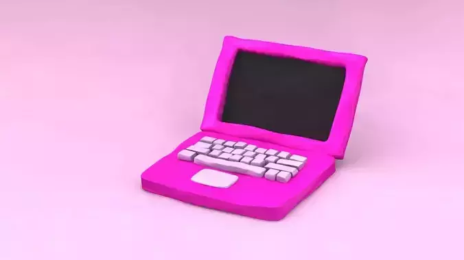 Plasticine Laptop