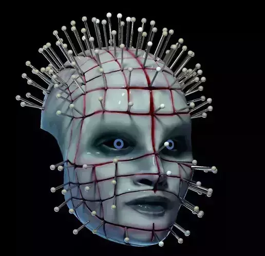 hellraiser pinhead 2022 mask 3D print model