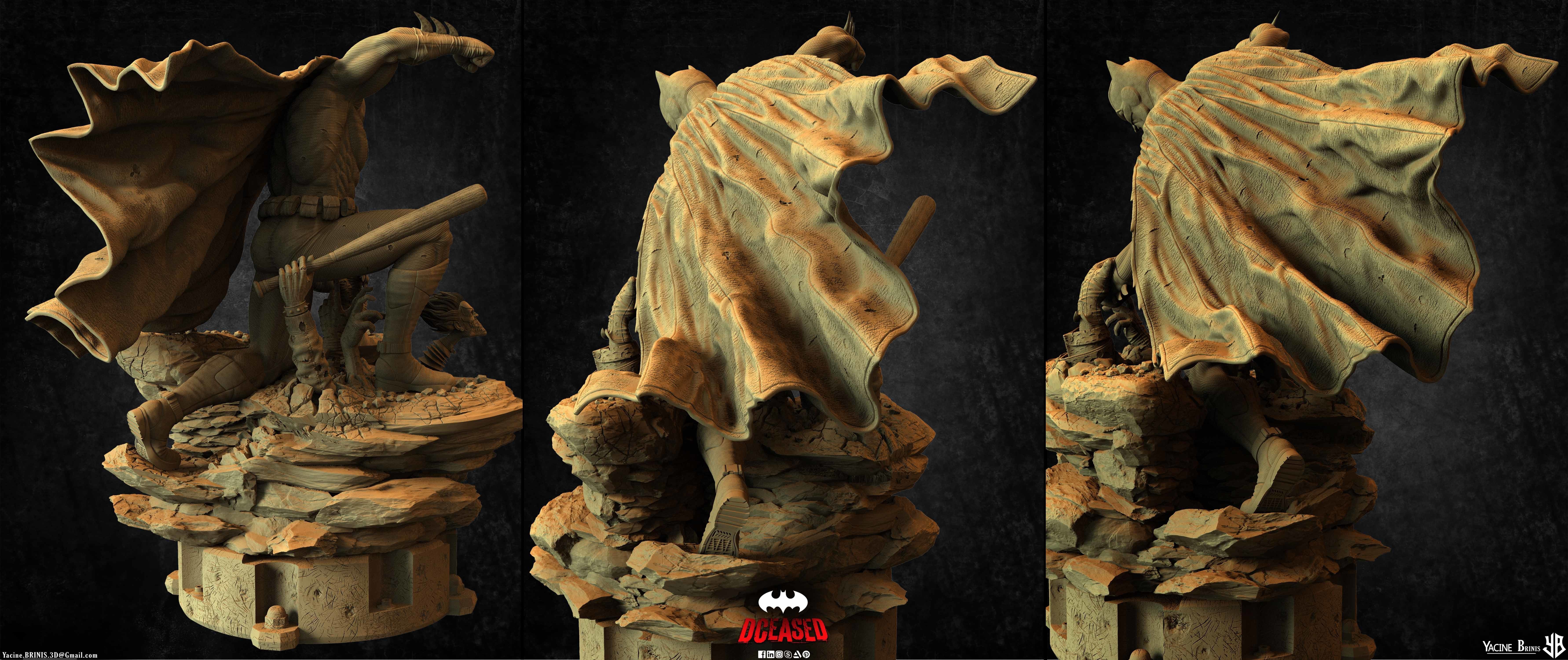 Batman Deceased 3D Model 3D print model_43