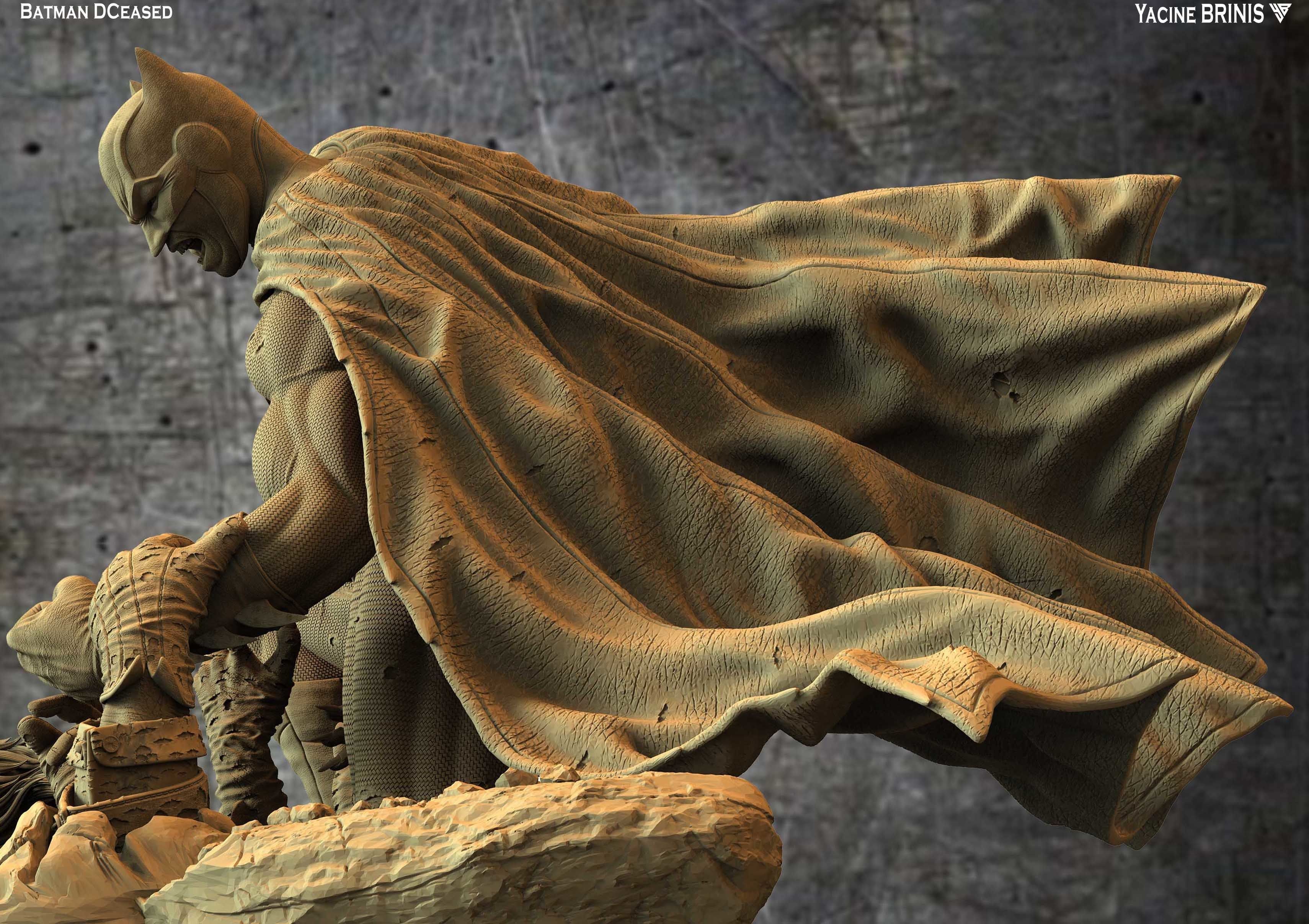 Batman Deceased 3D Model 3D print model_33