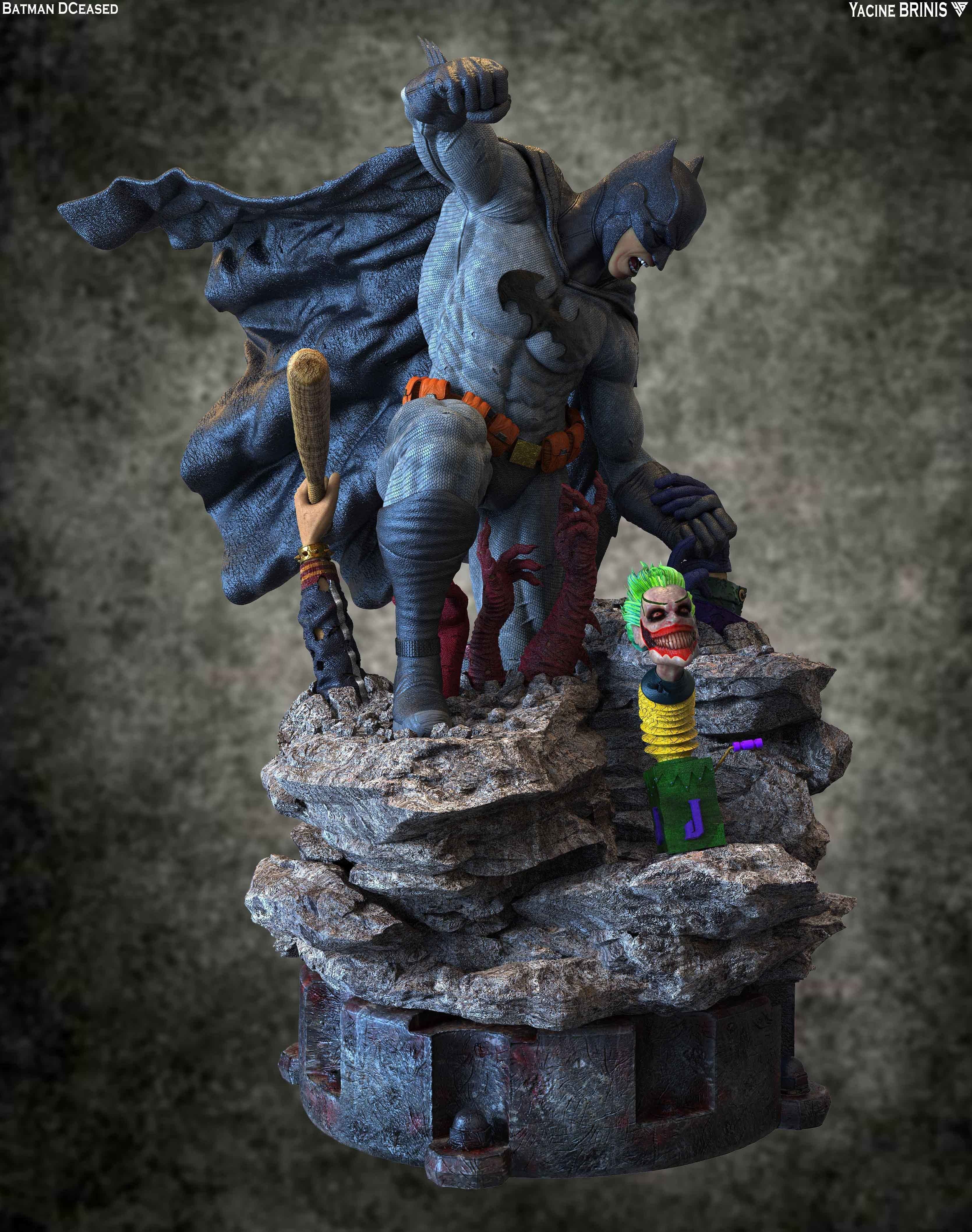 Batman Deceased 3D Model 3D print model_35