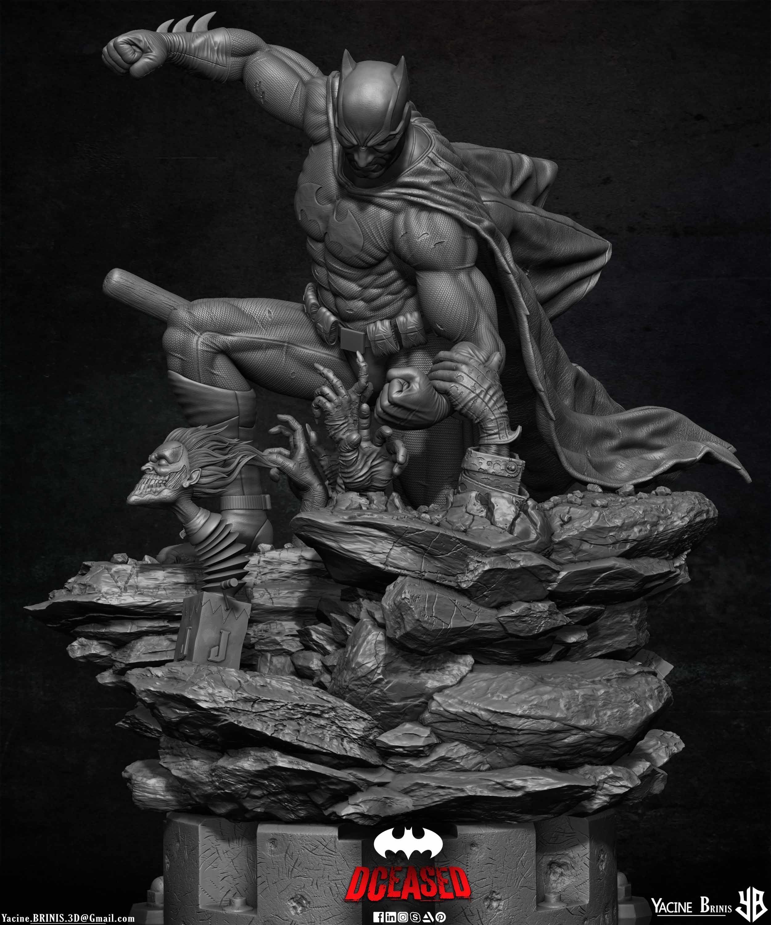 Batman Deceased 3D Model 3D print model_38