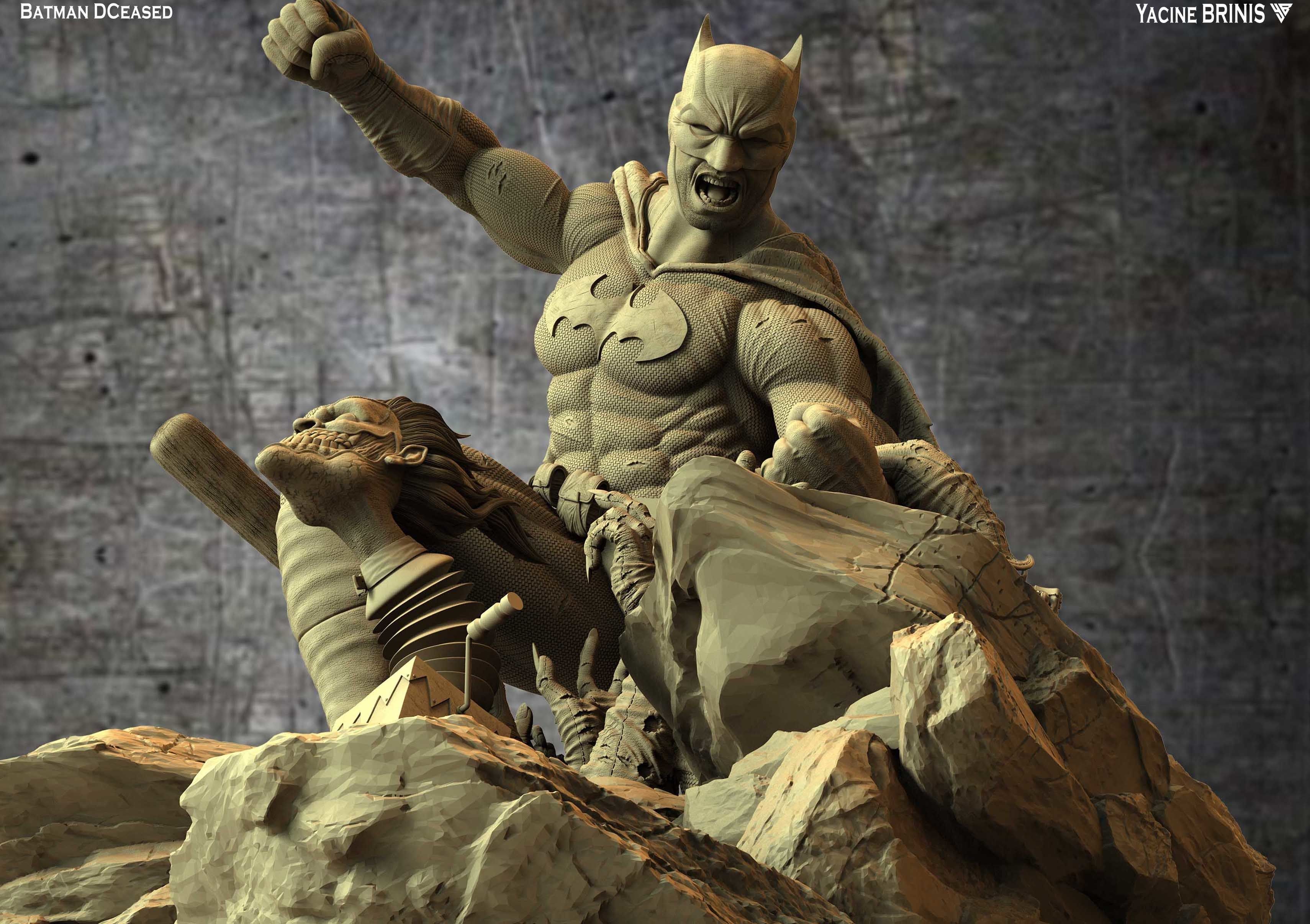 Batman Deceased 3D Model 3D print model_31