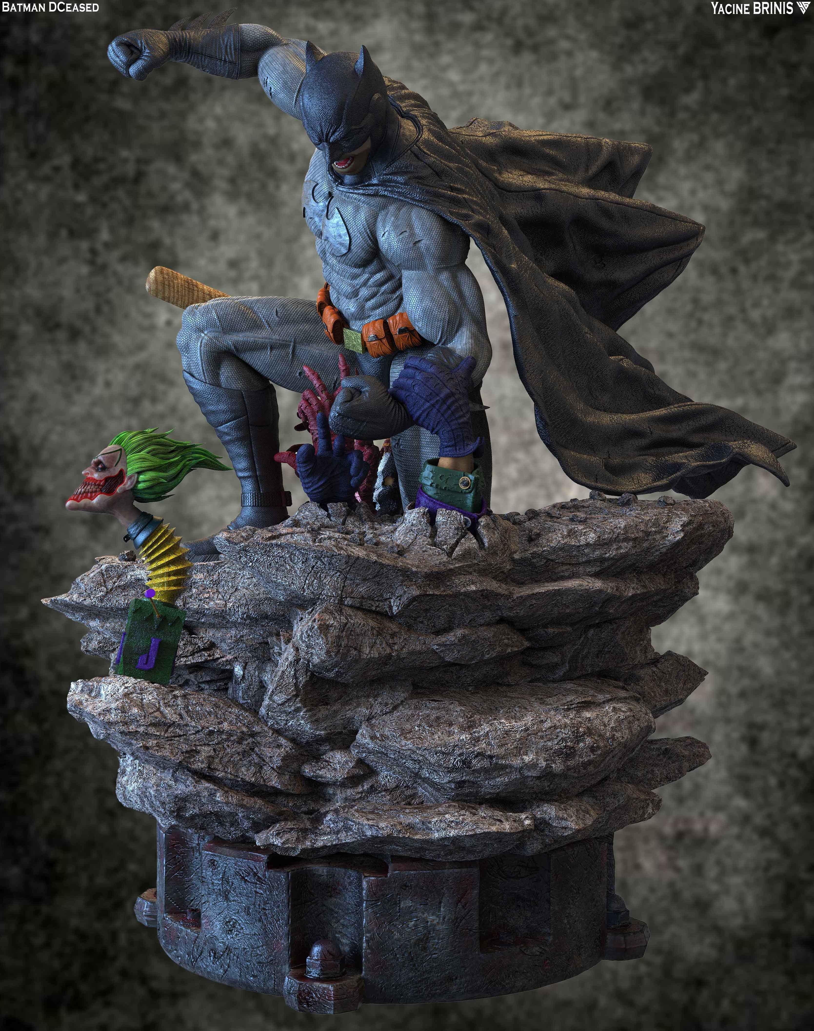 Batman Deceased 3D Model 3D print model_34