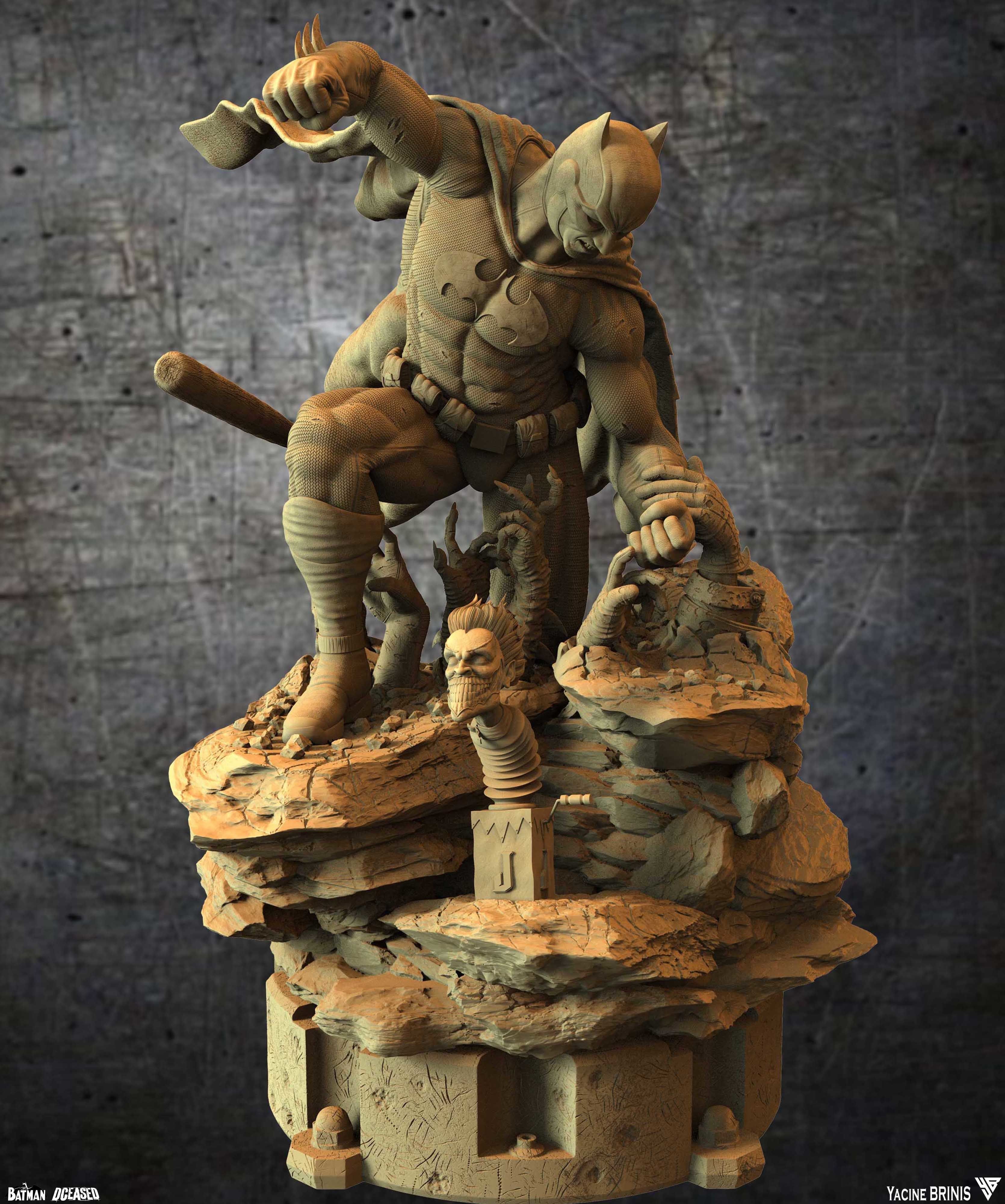 Batman Deceased 3D Model 3D print model_2