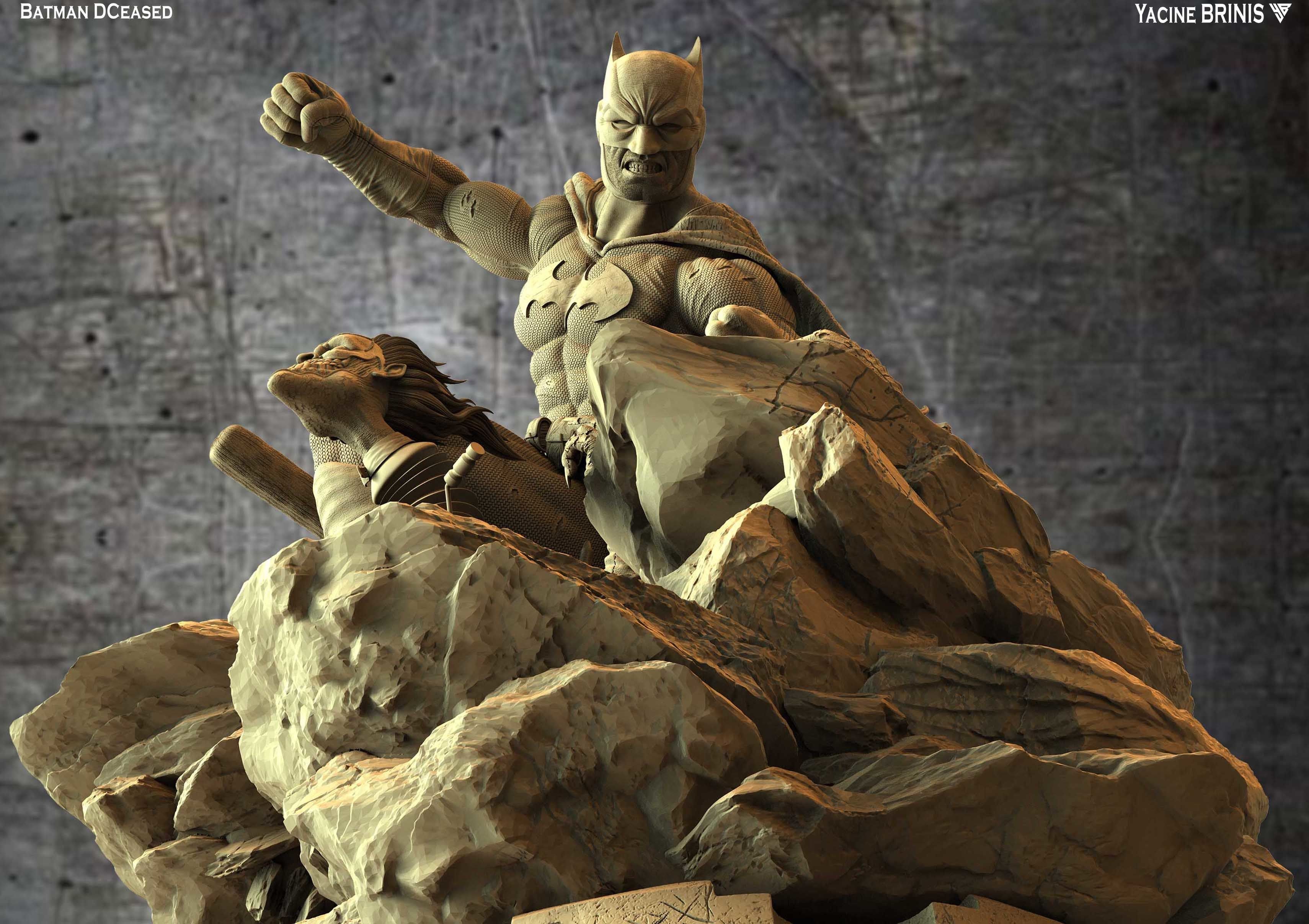 Batman Deceased 3D Model 3D print model_20