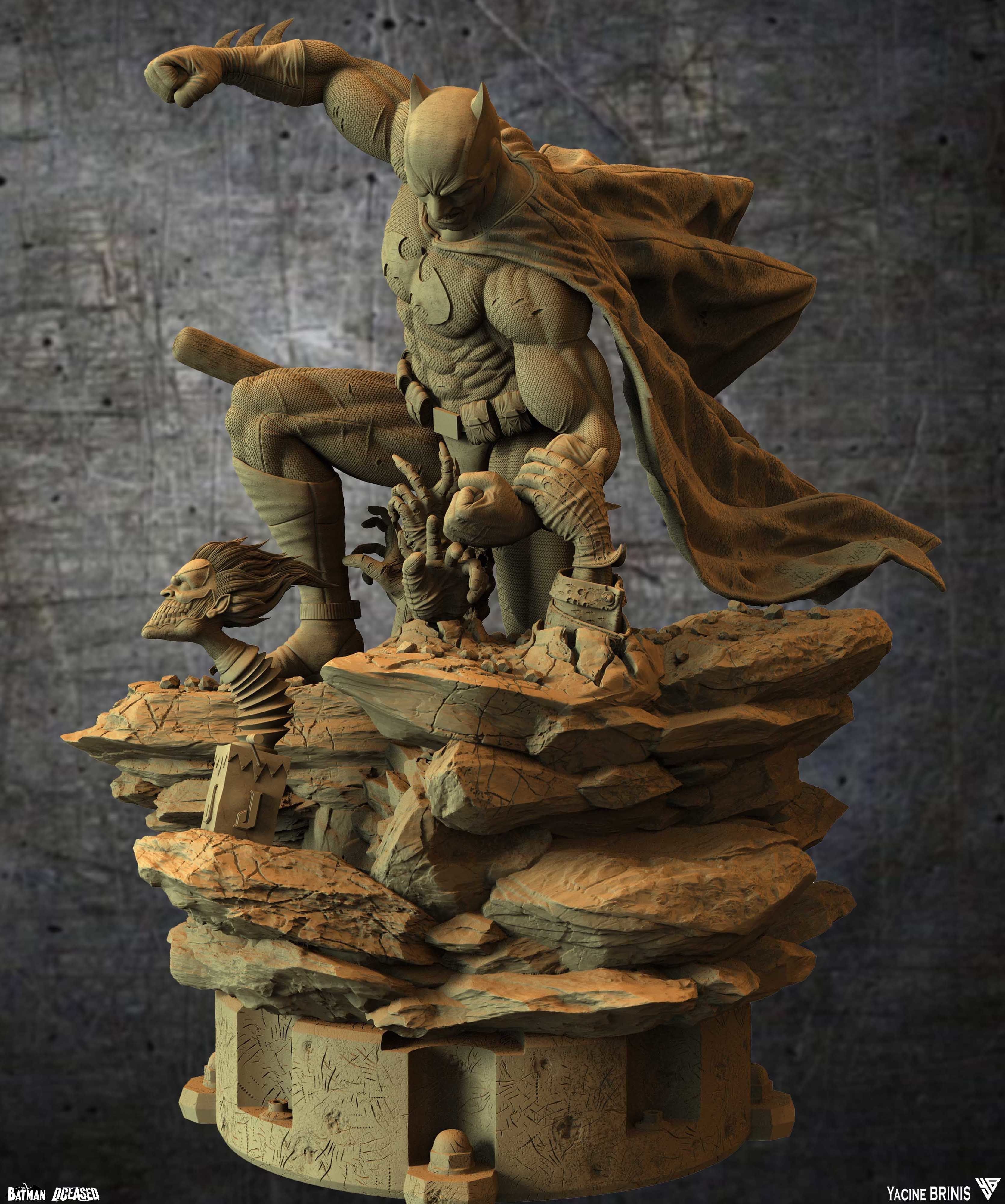 Batman Deceased 3D Model 3D print model_3