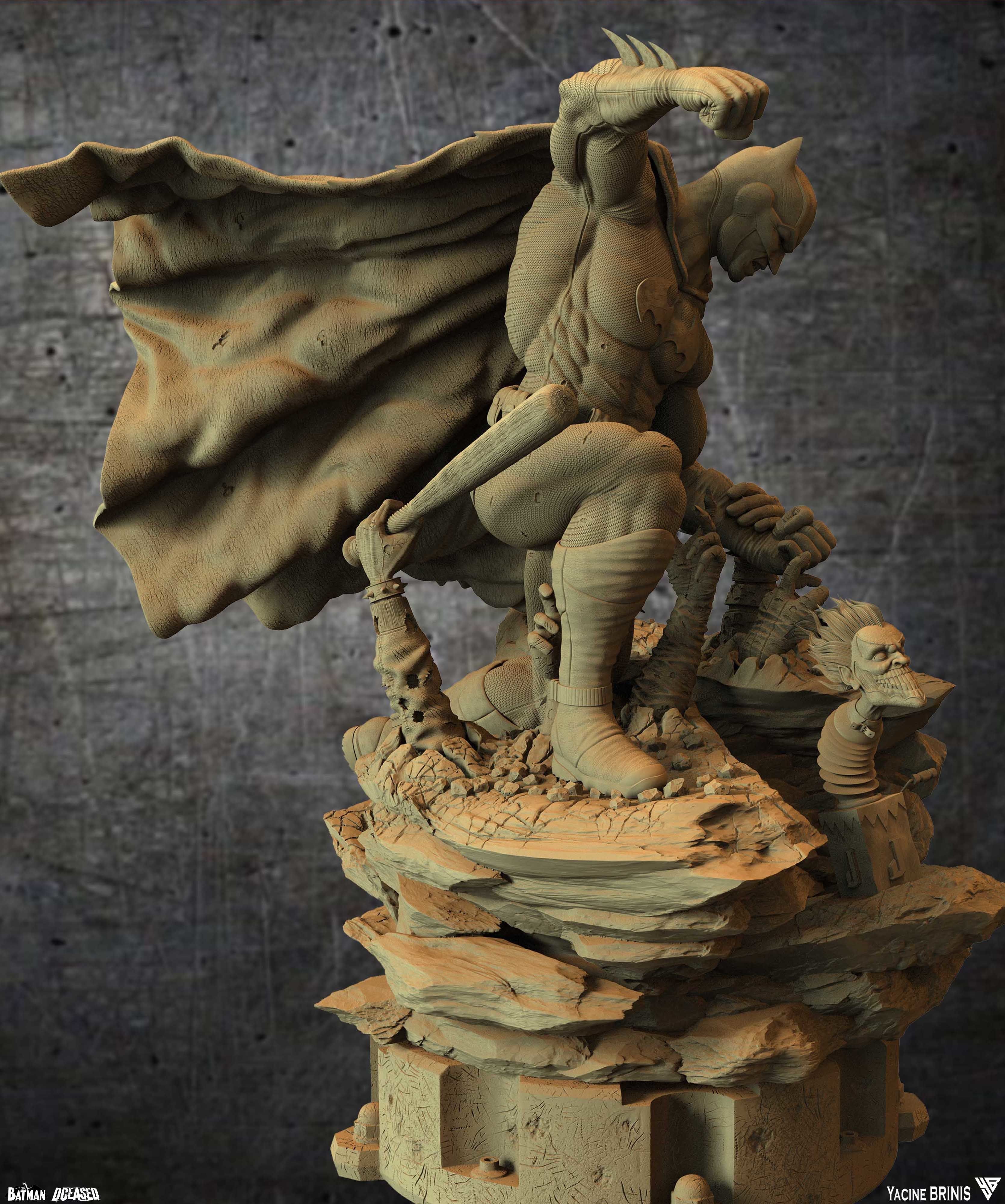 Batman Deceased 3D Model 3D print model_9