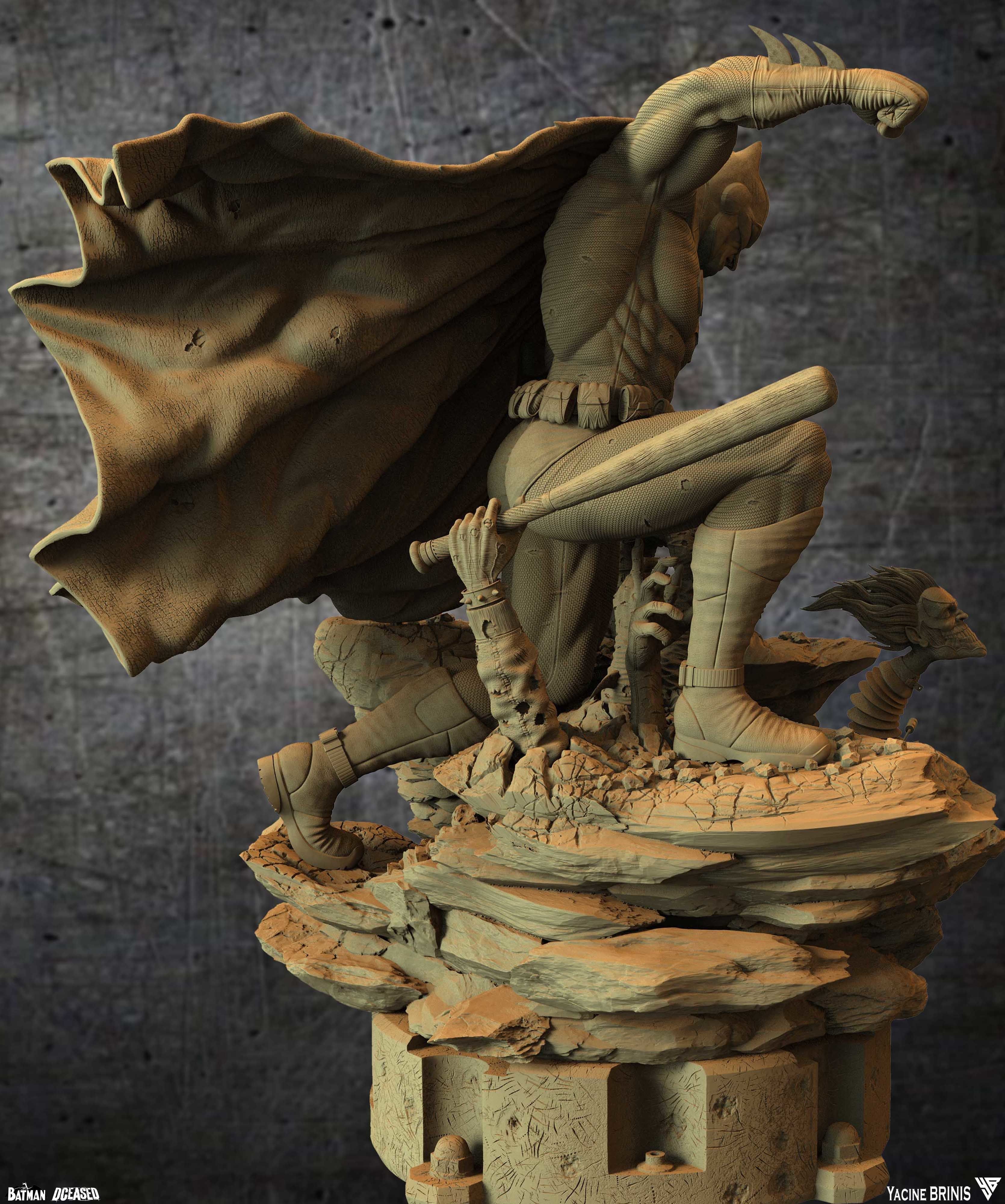 Batman Deceased 3D Model 3D print model_8