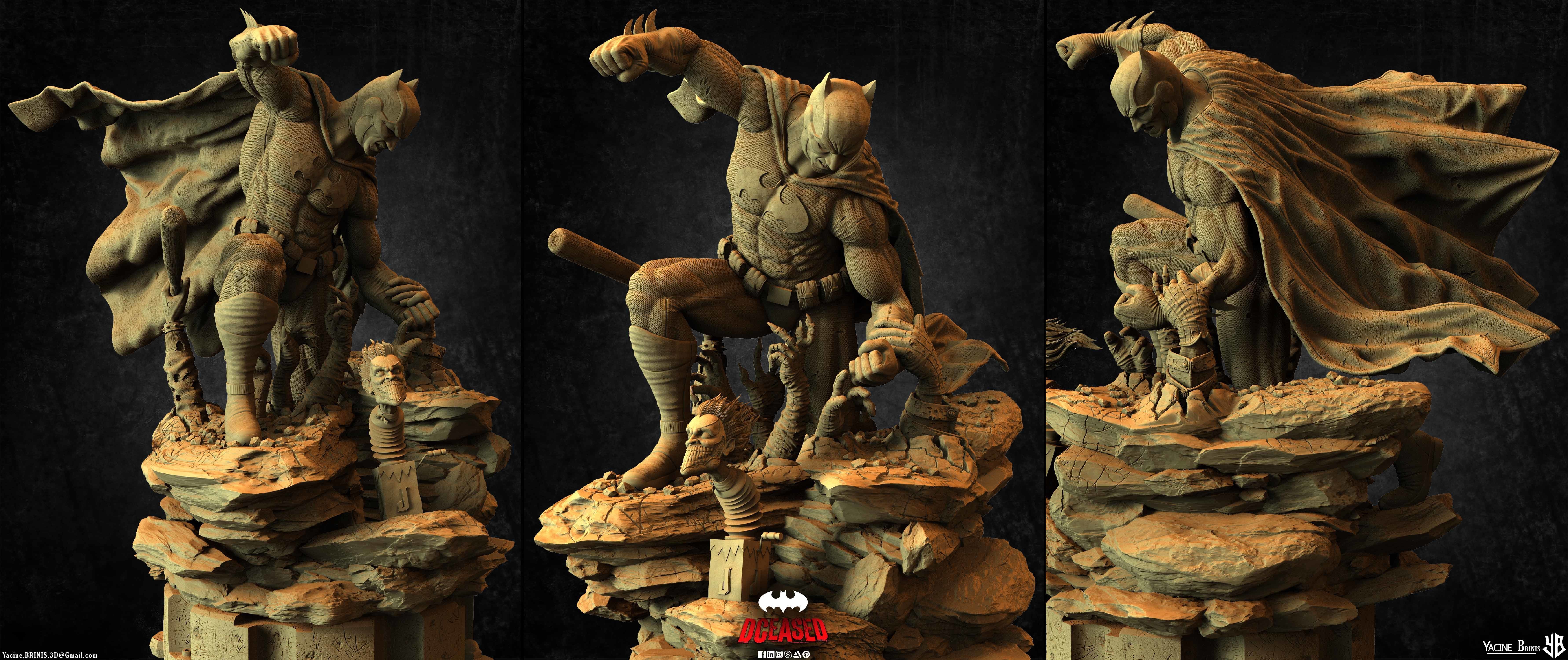 Batman Deceased 3D Model 3D print model_45