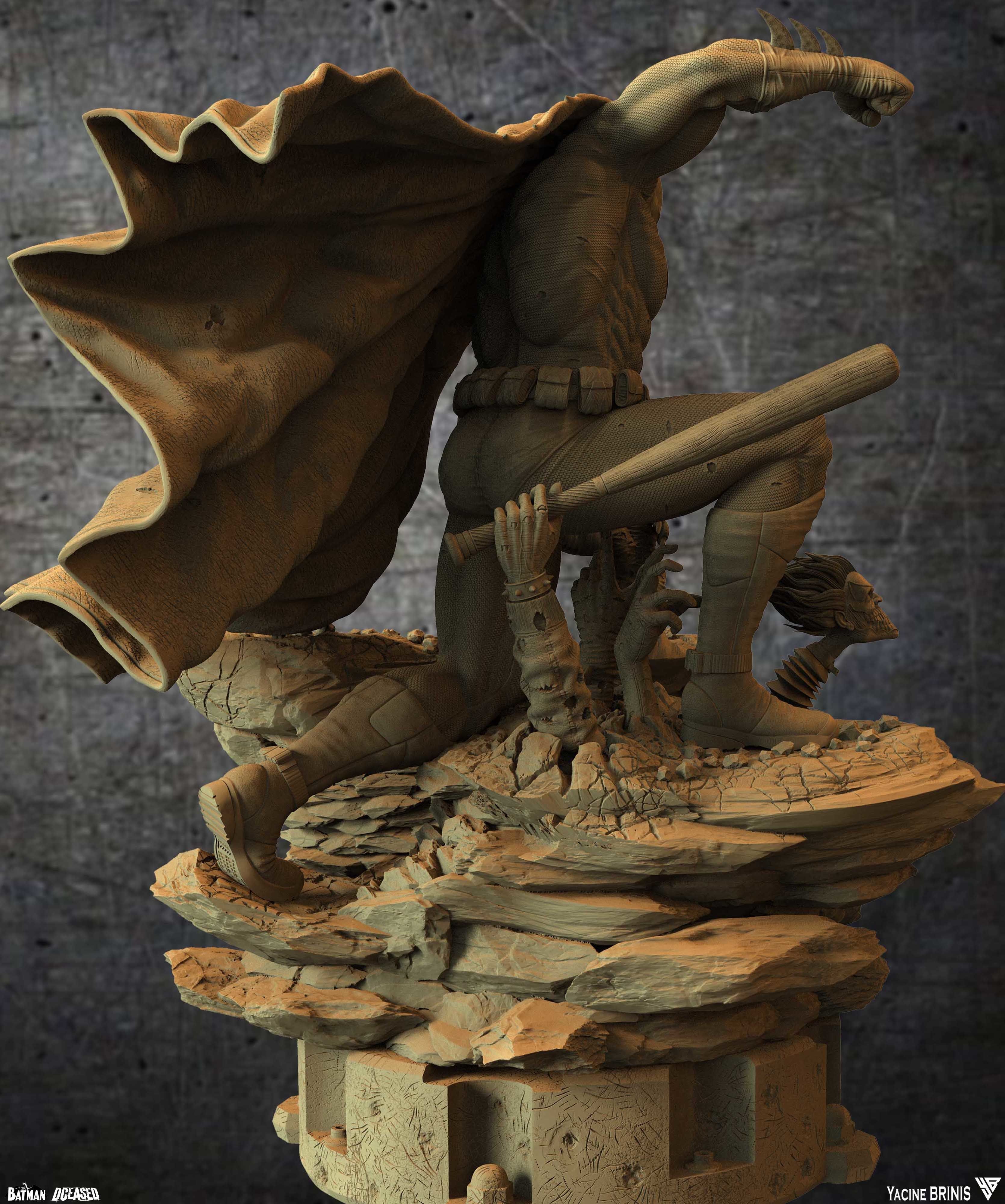 Batman Deceased 3D Model 3D print model_7
