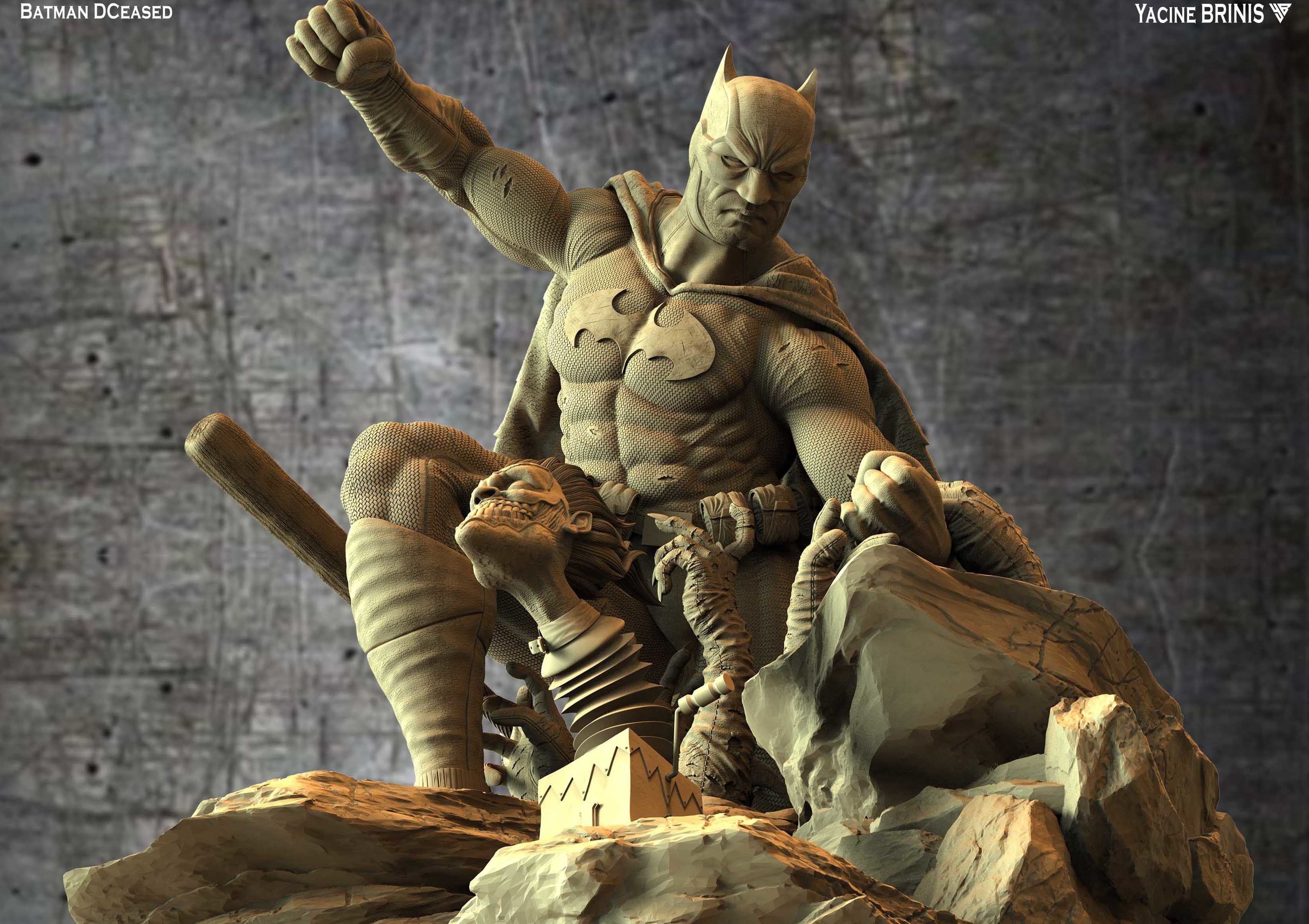 Batman Deceased 3D Model 3D print model_23