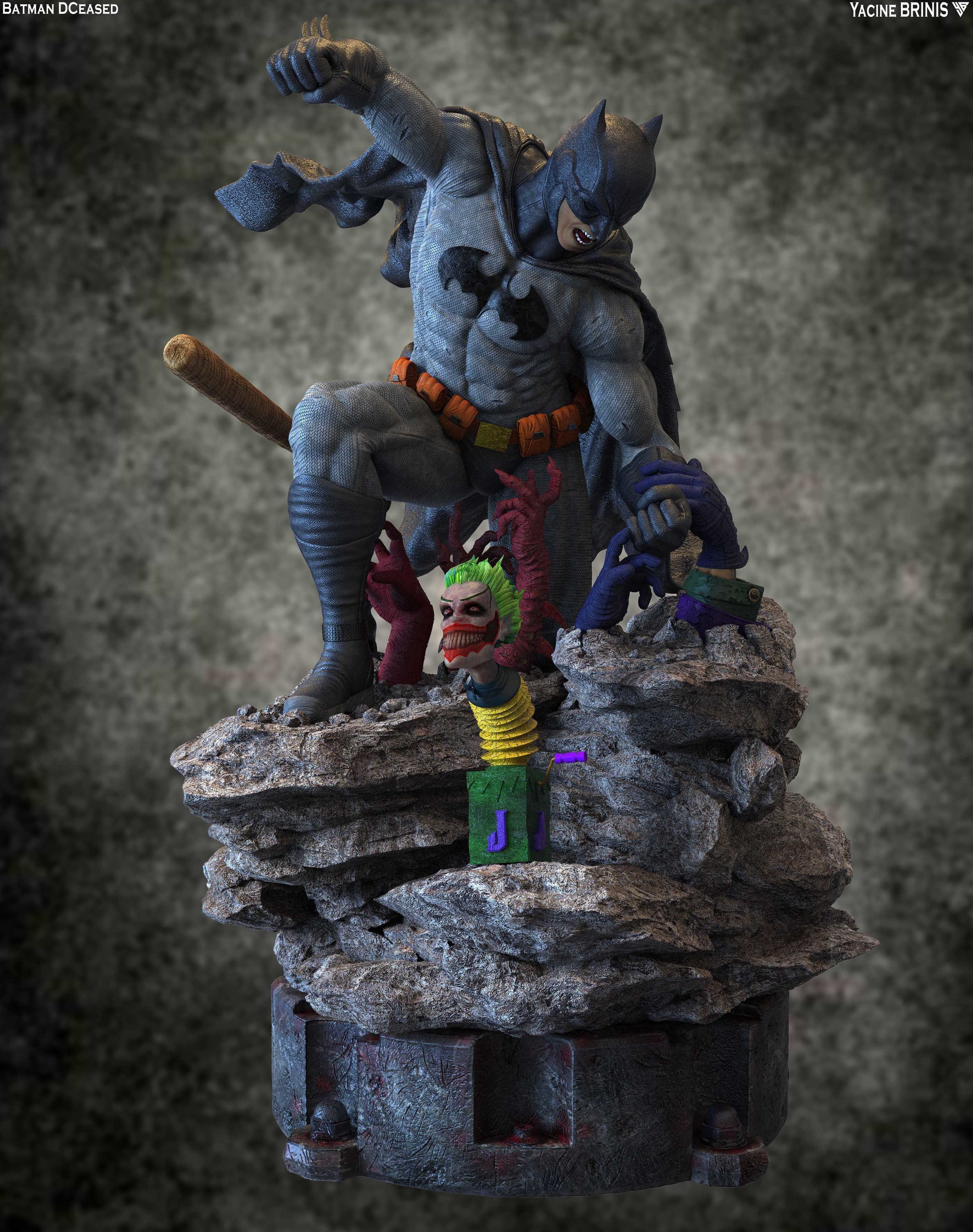 Batman Deceased 3D Model 3D print model_36