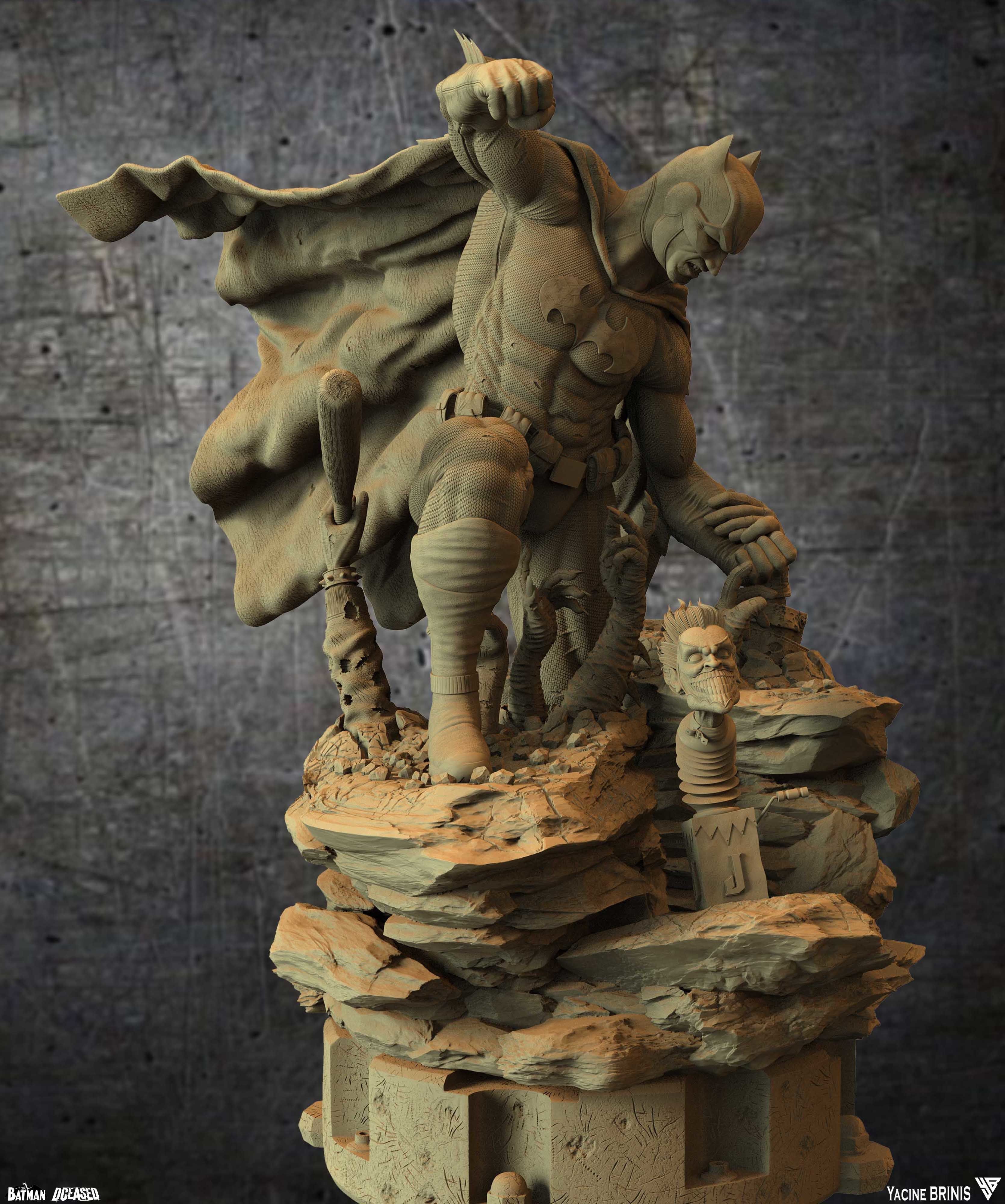 Batman Deceased 3D Model 3D print model_10