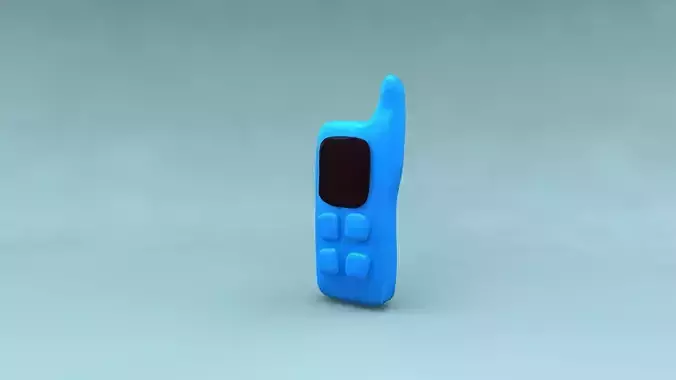 Plasticine mobile phone 3D model
