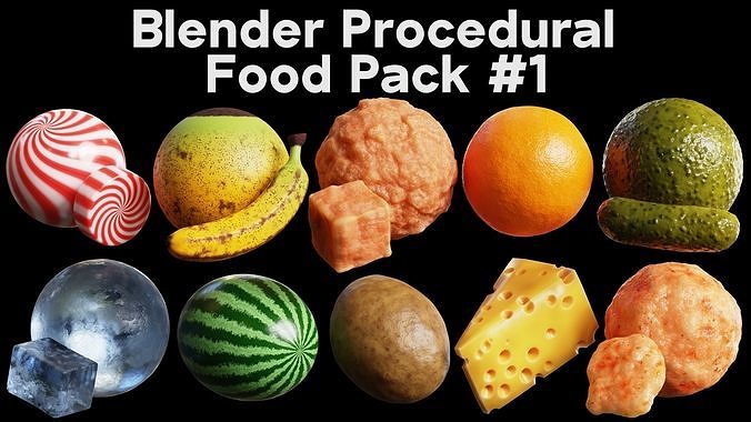 Blender Procedural Food Pack 1 Texture 3
